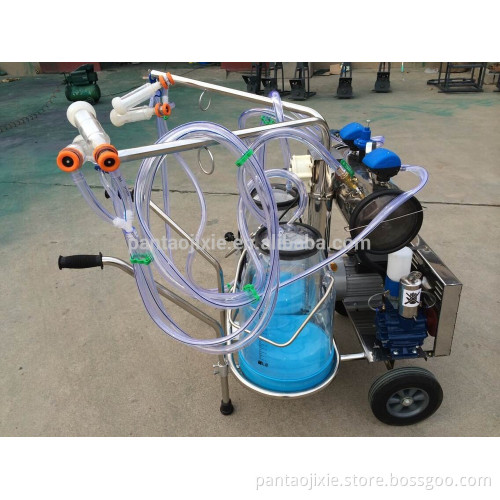 Goat milking machine with clear Transparent bucket